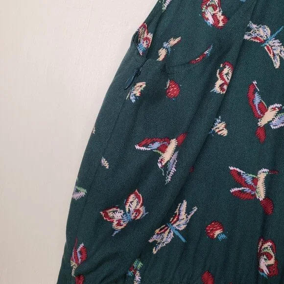 NEW Matilda Jane Evergreen Dream Jumpsuit‎ Women's S Green Floral NWT - Picture 13 of 15